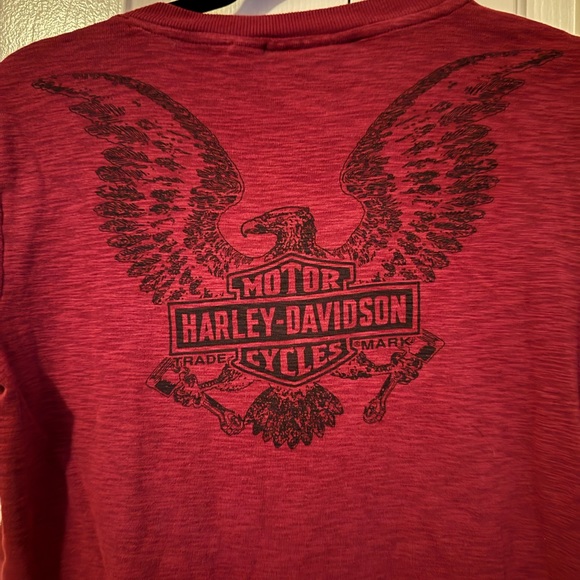 Harley Davidson Freedom Laced Neckline Tee - Picture 4 of 6